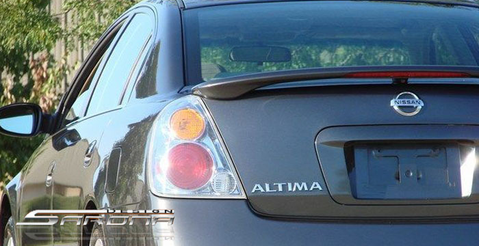 Custom Nissan Altima Trunk Wing  Sedan (2002 - 2006) - $179.00 (Manufacturer Sarona, Part #NS-038-TW)